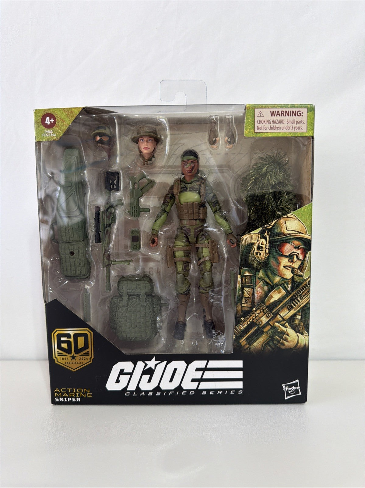 G.I. Joe Classified Series 60th Anniversary Marine Sniper 6" Action Figure NEW