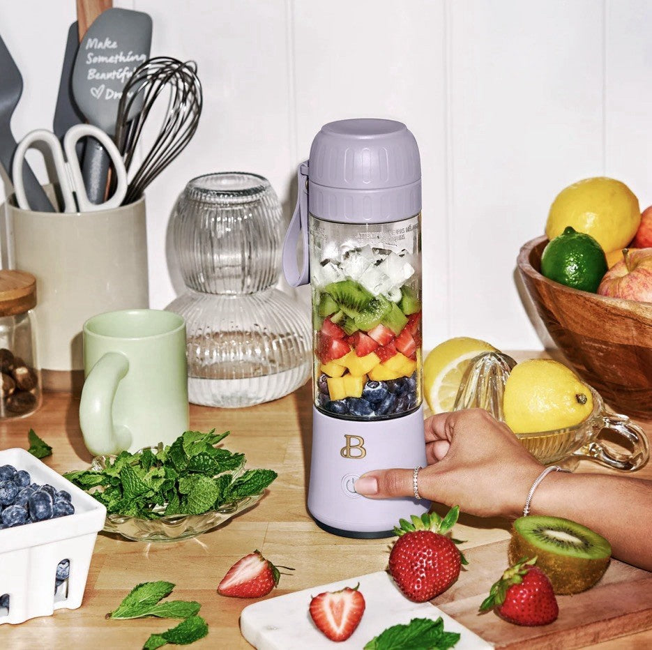 Beautiful Portable To-Go Blender 2.0 by Drew Barrymore 16 oz Lavender Color NEW