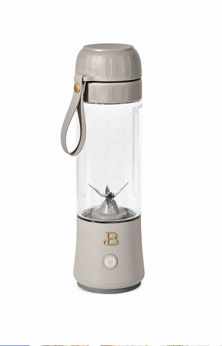 Beautiful Portable To-Go Blender 2.0 by Drew Barrymore 16 oz Porcini Taupe NEW