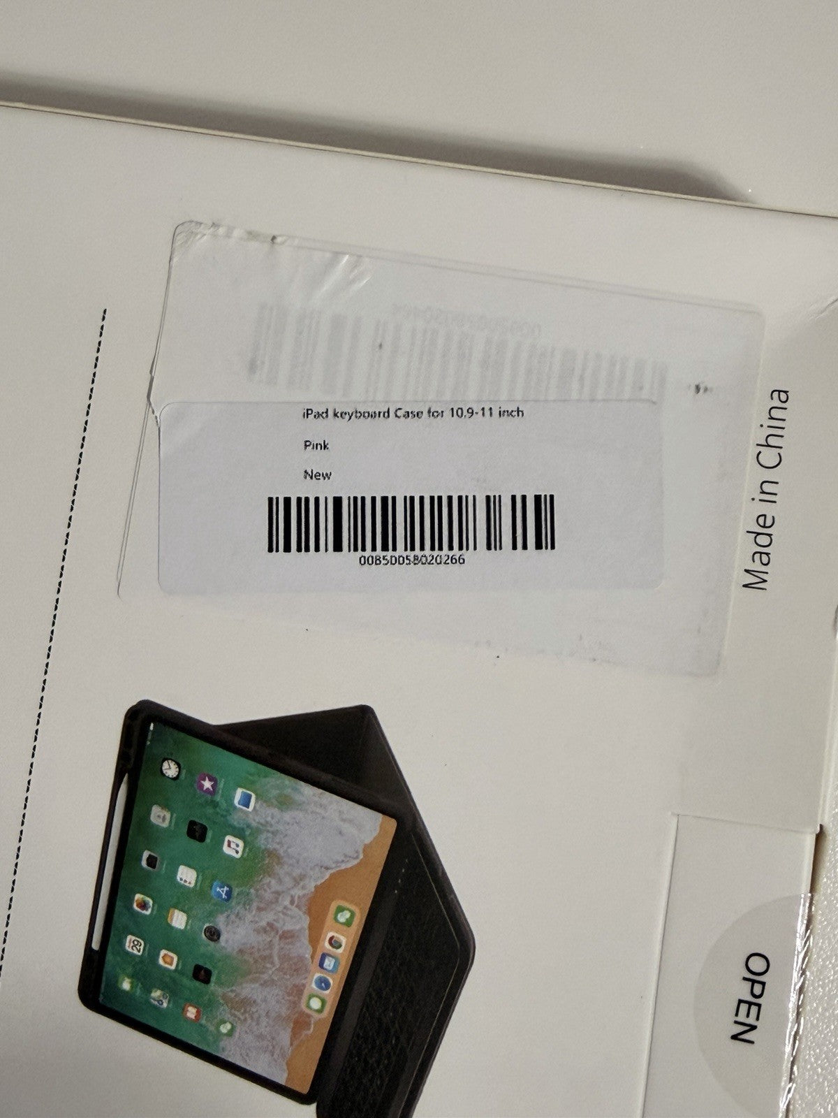 Wireless Keyboard Case for iPad 10th & 11th Gen 10.9/11” Pink Color NEW SEALED!