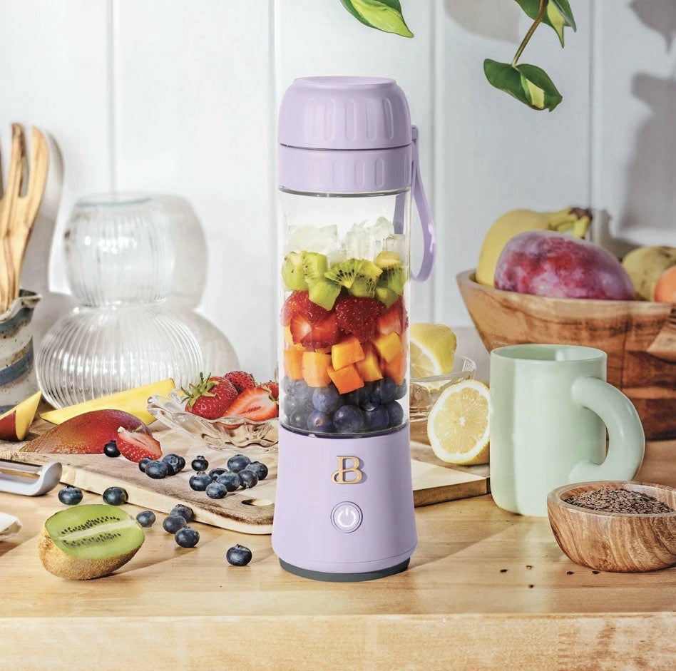Beautiful Portable To-Go Blender 2.0 by Drew Barrymore 16 oz Lavender Color NEW