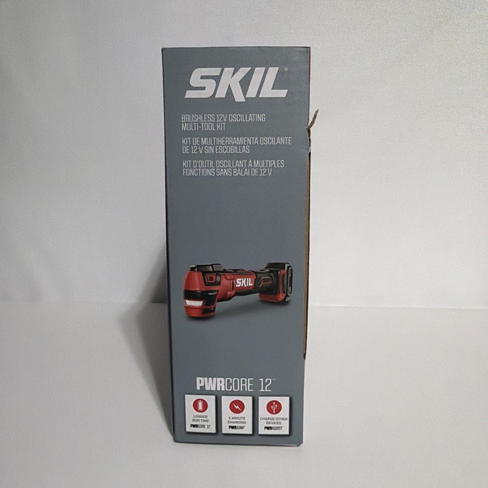 New SKIL PWRCORE 12v Brushless Oscillating Multi Tool Kit W/ Battery & Charger