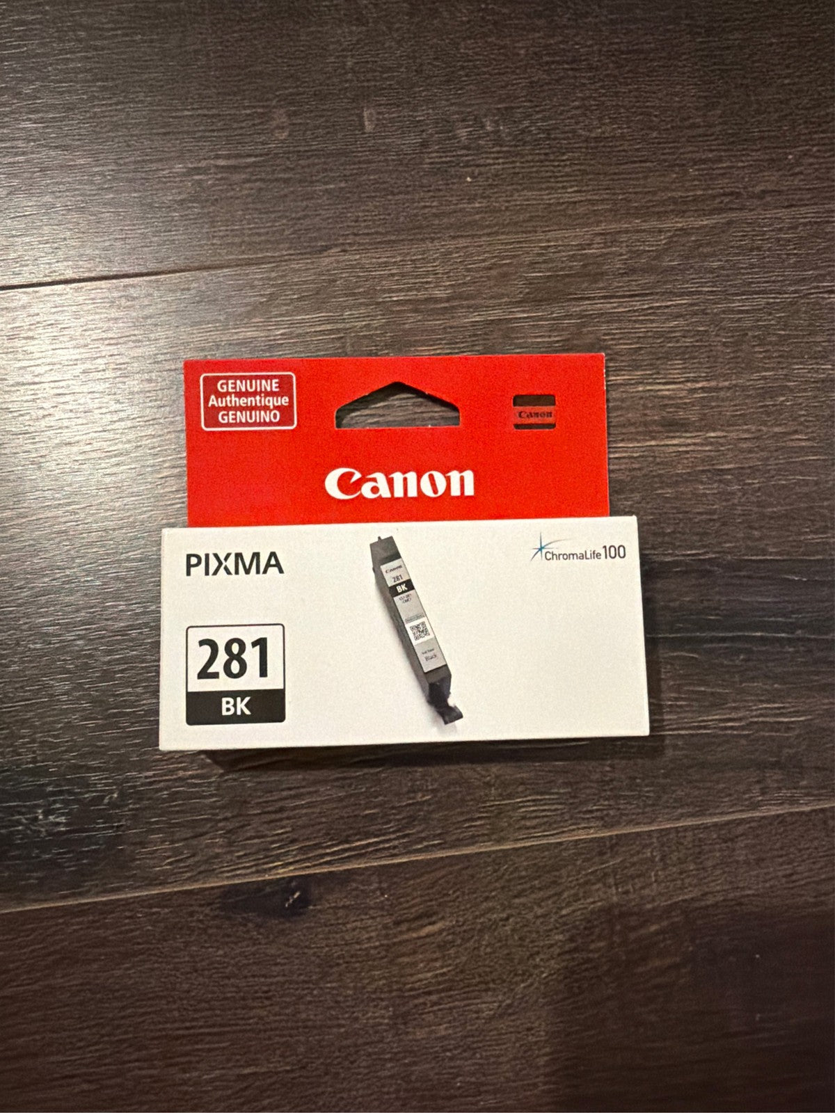 Canon PIXMA 281 Black BK ChromaLife 100 Ink Tank Printer Cartridge Genuine NEW