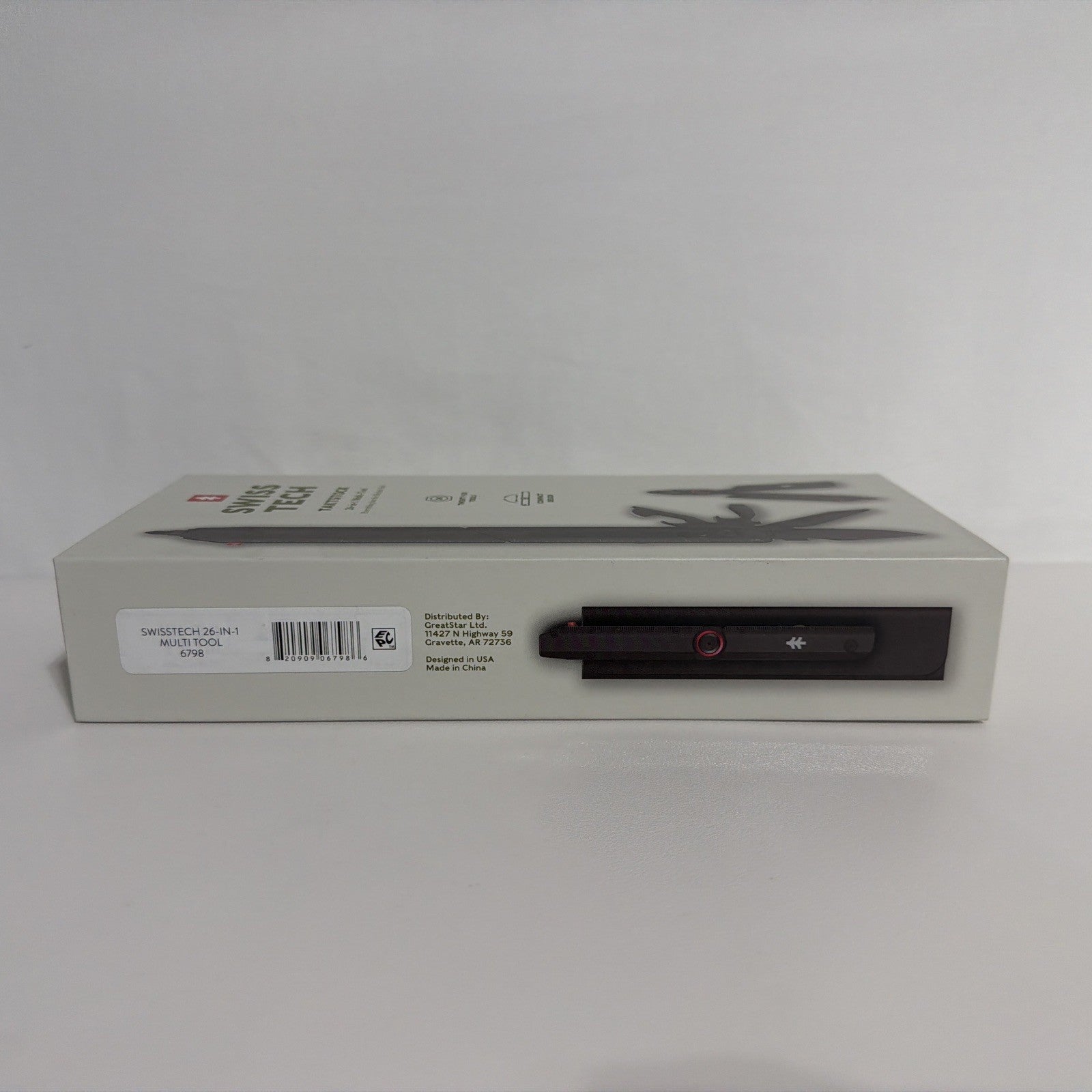 Swiss Tech Taktstock AUS-8 Steel Blade 26-in-1 Folding Multitool NEW & SEALED