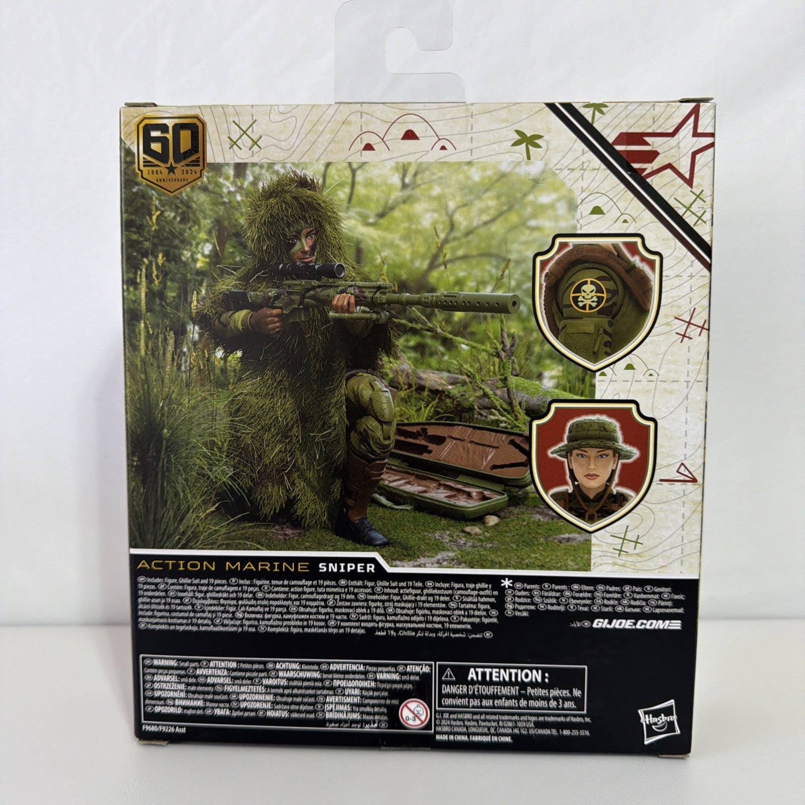 G.I. Joe Classified Series 60th Anniversary Marine Sniper 6" Action Figure NEW