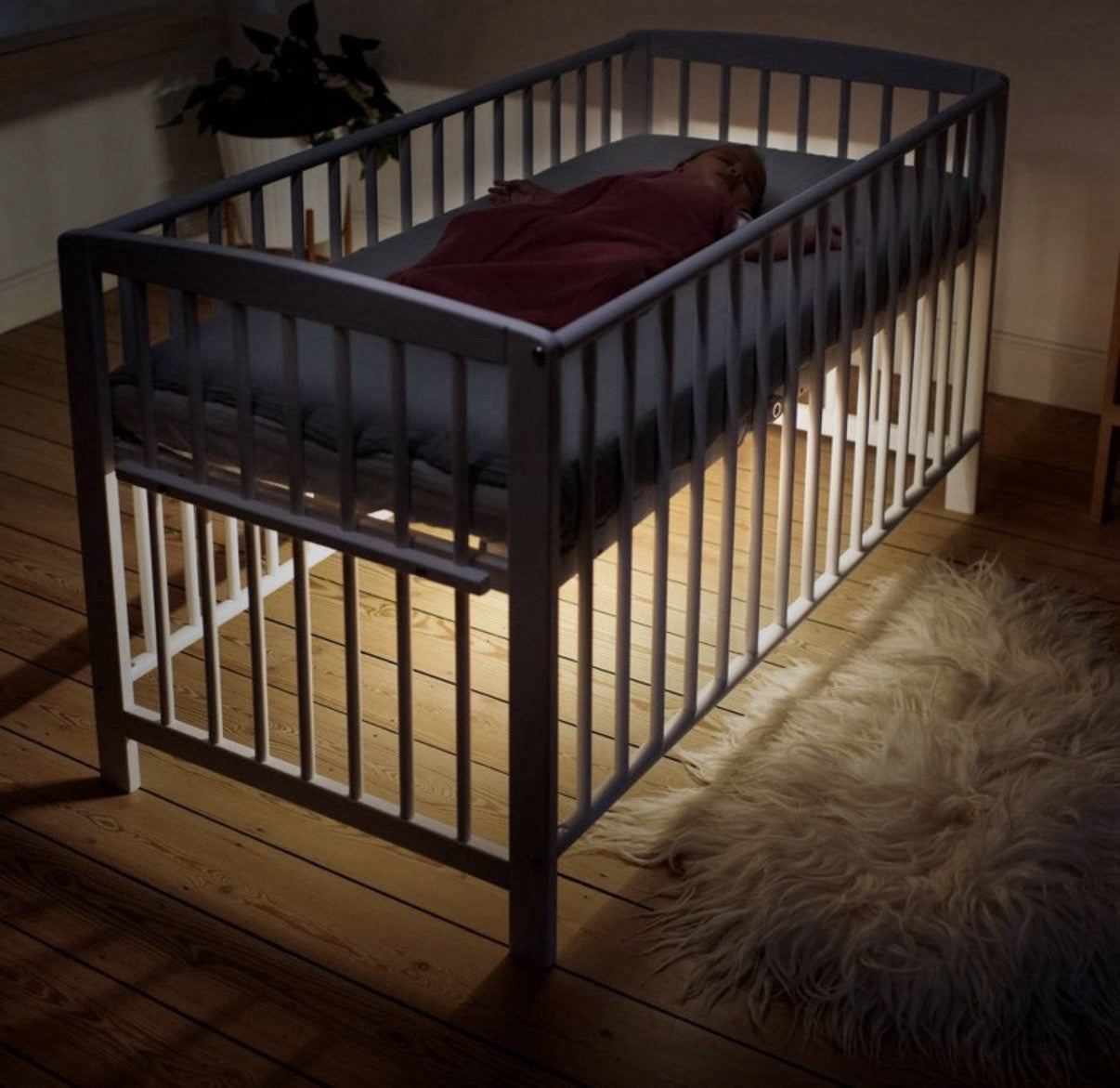 Safety 1st Under Crib Smart Light White MultiColor Night Baby LED WiFi App IH552