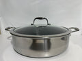 Hybrid Deep Sauté Pan/Chicken Fryer 7-Qt with Lid - Like New with Cosmetic Flaws